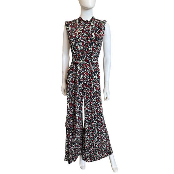 New ~ FREE PEOPLE ~ Vacation Cruise One Piece Jumpsuit  S Viscose - Picture 6 of 11